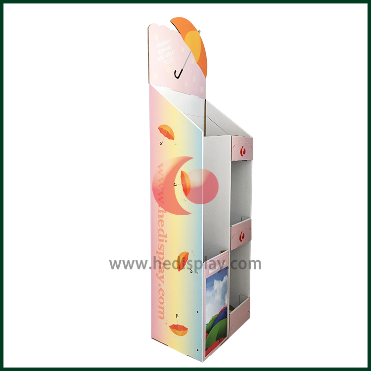 Cardboard Tiered Display Shelf