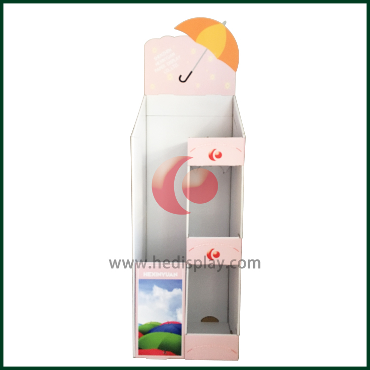 Cardboard Tiered Display Shelf