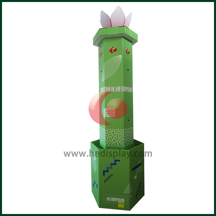 Hexagon Retail Cardboard Display